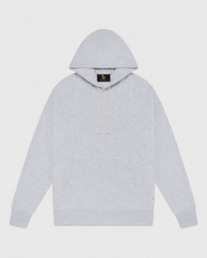 Ash Heather Grey OVO Herringbone Hoodie Sweaters | WQ15-C1YW