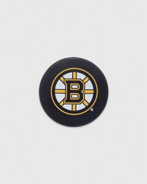 Black OVO Boston Bruins Hockey Puck Accessories | KF20-Z6PA