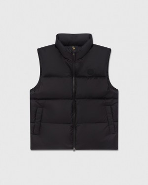 Black OVO Bounce Vest Outerwear | CF62-B2DL