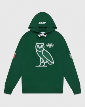 Green OVO NFL New York Jets OG Hoodie Sweaters | JC85-T0OR