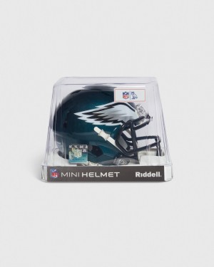 Green OVO NFL Philadelphia Eagles Riddell Mini Helmet Accessories | RZ79-L7LV