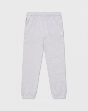 Grey OVO Speckle Fleece Relaxed Fit Sweatpant Bottoms | HW98-T4XI