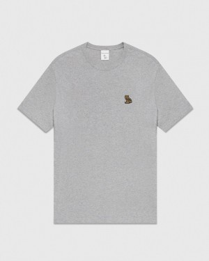 Heather Grey OVO Classic T-Shirt T-Shirts | JF10-B9QX