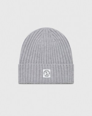 Heather Grey OVO Knit Beanie Headwear | BH53-K7IL