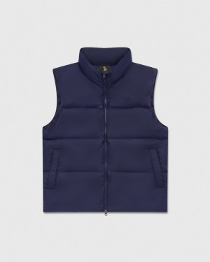 Navy OVO Bounce Vest Outerwear | JC44-Z3NV