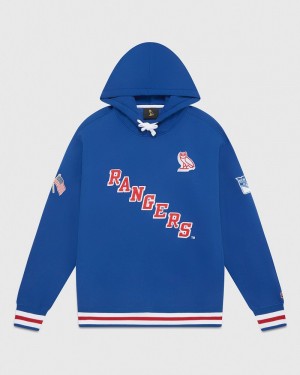 New York Blue OVO New York Rangers Hoodie Sweaters | QO40-H3SH