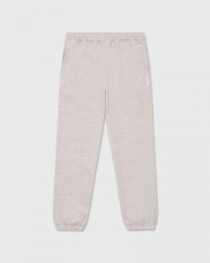 Oatmeal OVO Speckle Fleece Relaxed Fit Sweatpant Bottoms | XW88-G4SE