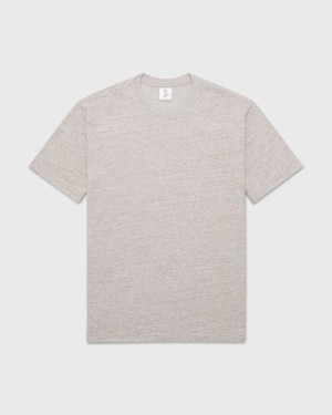 Oatmeal OVO Speckle T-Shirt T-Shirts | BN48-J7DN