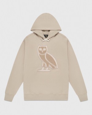 Sand OVO OG Hoodie Sweaters | NI82-J7LO