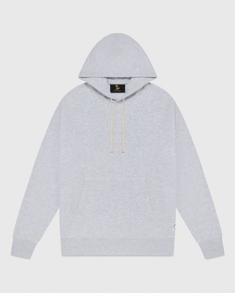 Ash Heather Grey OVO Herringbone Hoodie Sweaters | WQ15-C1YW