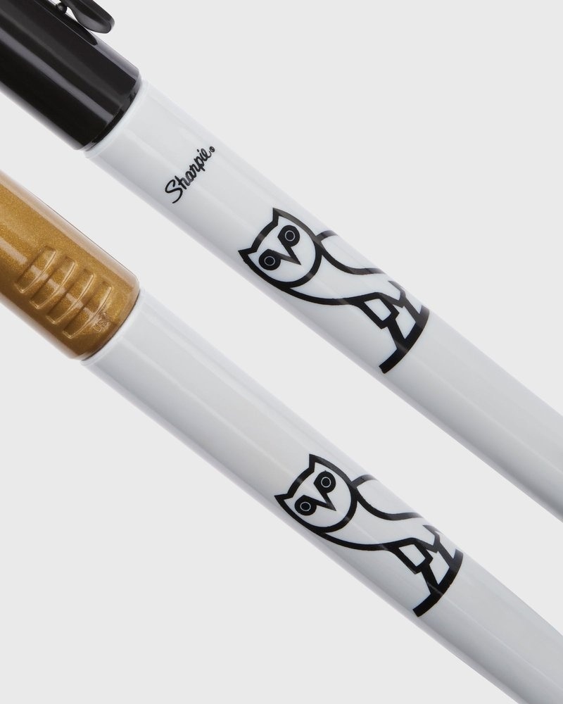 Black/Gold OVO Sharpie 2 Pack Accessories | YG29-X0GT