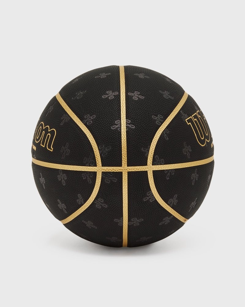 Black/Gold OVO Wilson Basketball Accessories | BZ09-N0LQ