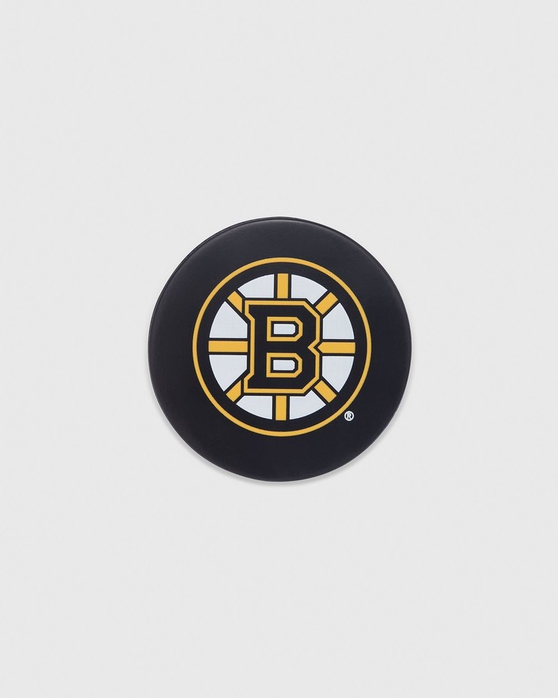 Black OVO Boston Bruins Hockey Puck Accessories | KF20-Z6PA