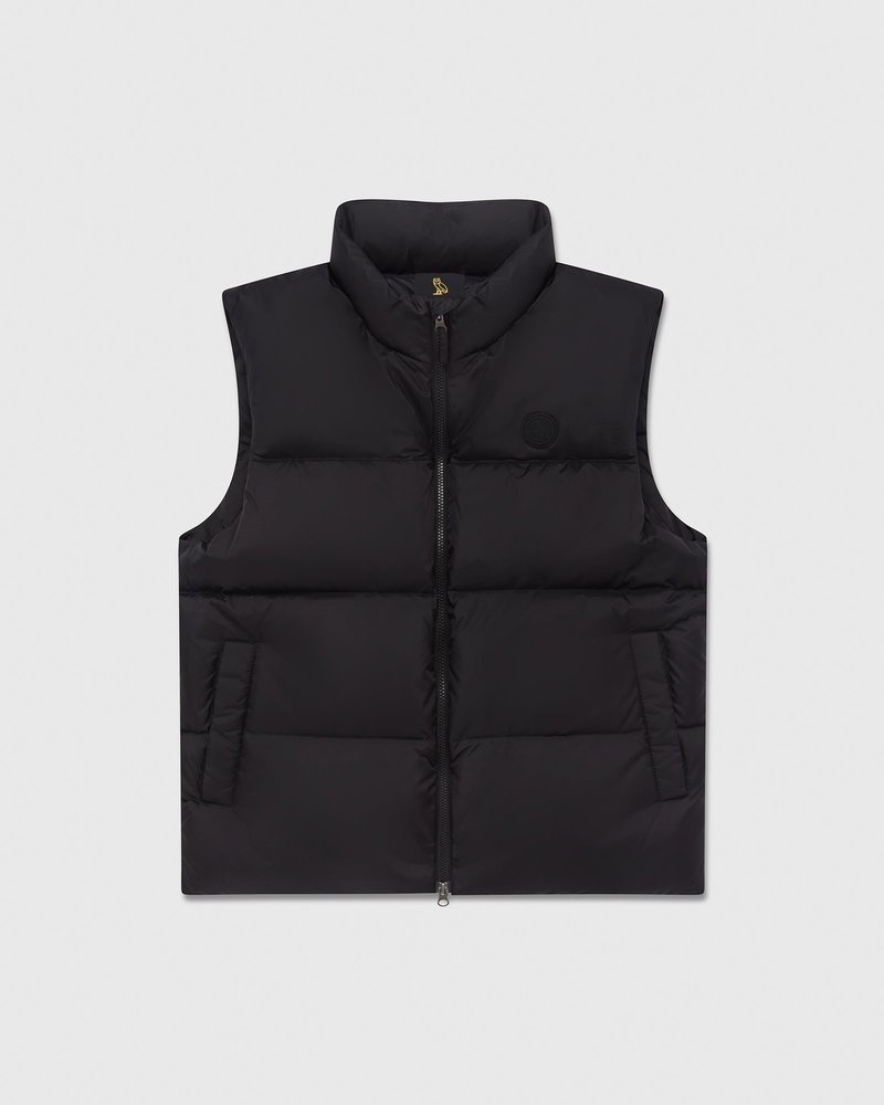 Black OVO Bounce Vest Outerwear | CF62-B2DL