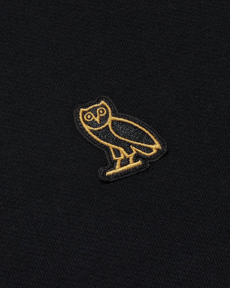 Black OVO Classic Crewneck Sweaters | LN49-G5BF