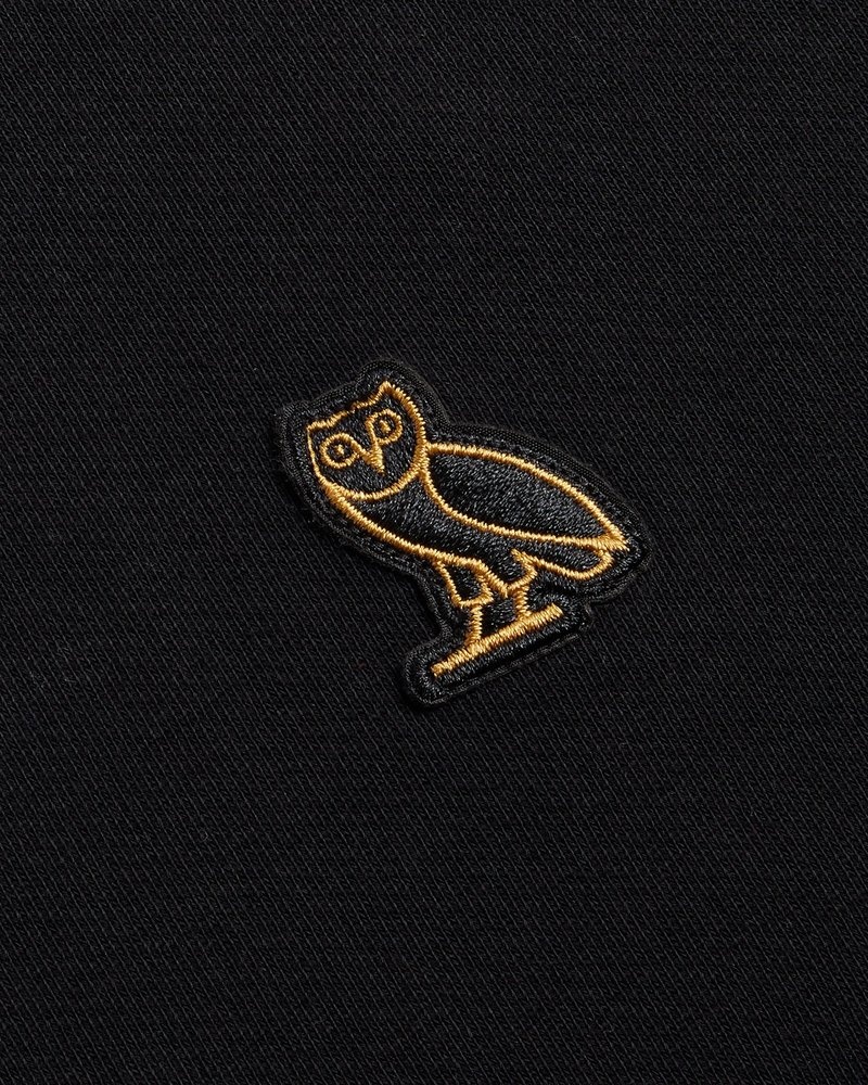 Black OVO Classic Full-Zip Track Jacket Sweaters | JO61-S7RV