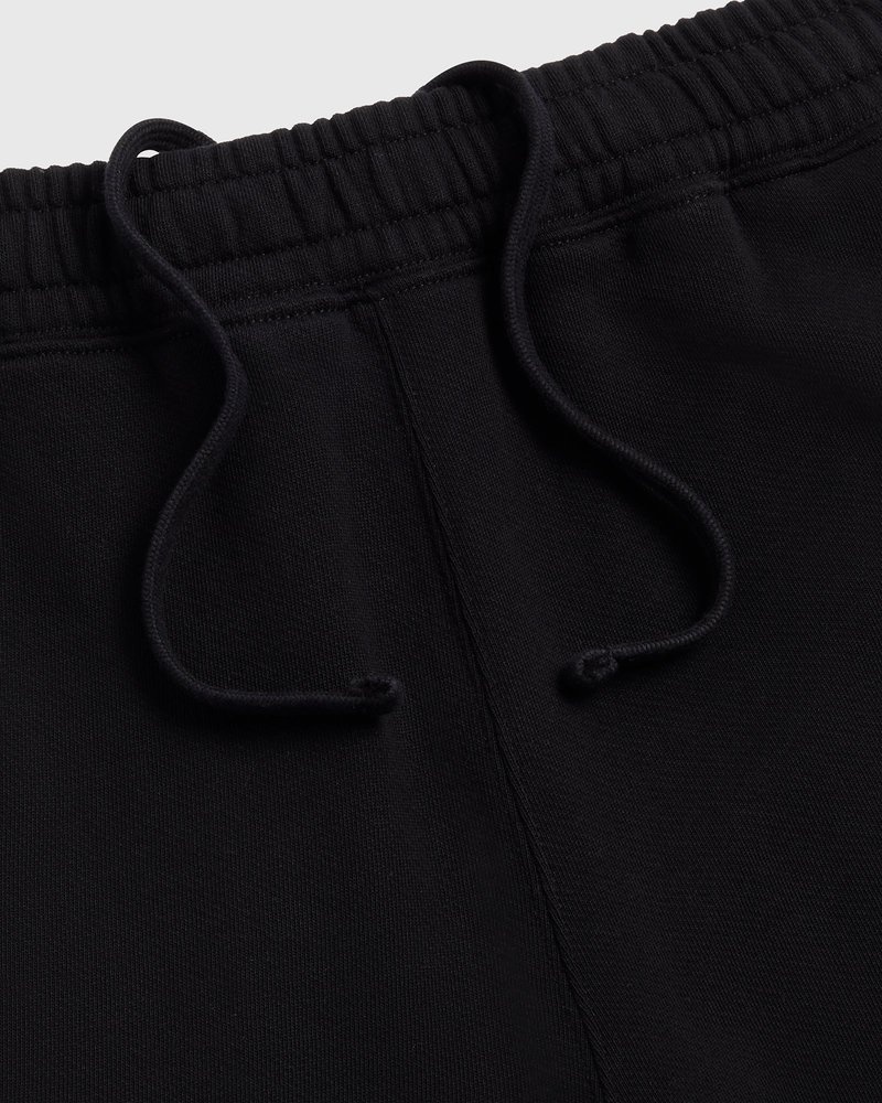 Black OVO Classic Open Hem Sweatpant Bottoms | SN43-K6FL