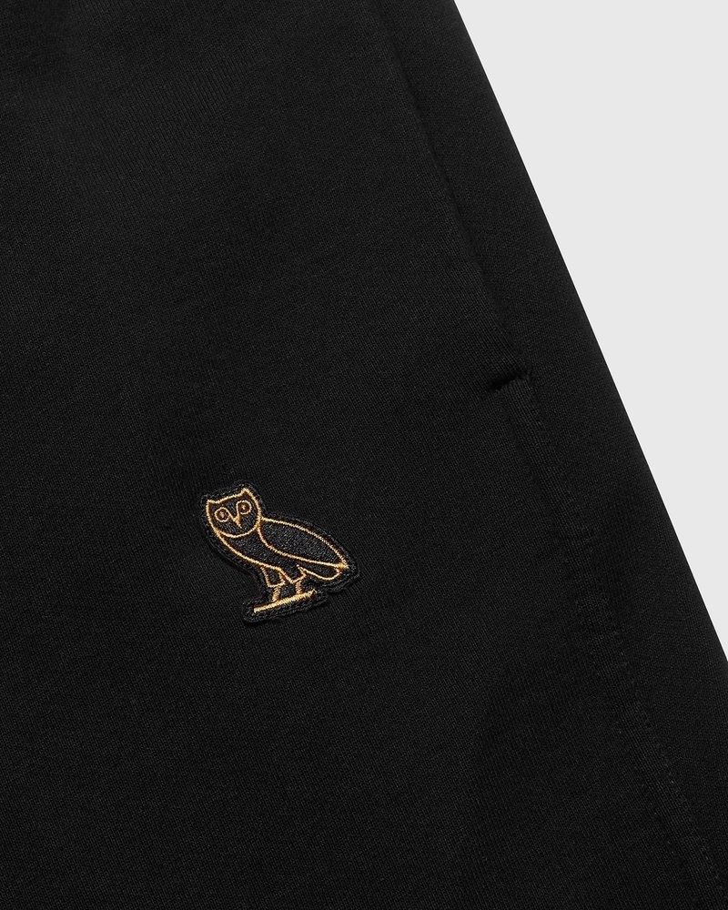 Black OVO Classic Slim Fit Sweatpant Bottoms | NE02-B5OW