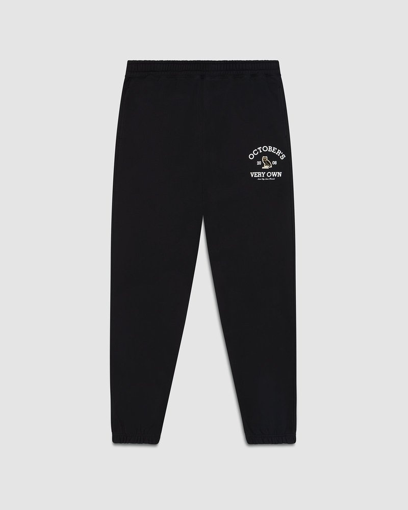 Black OVO Collegiate Sweatpant Bottoms | EF18-X4SD