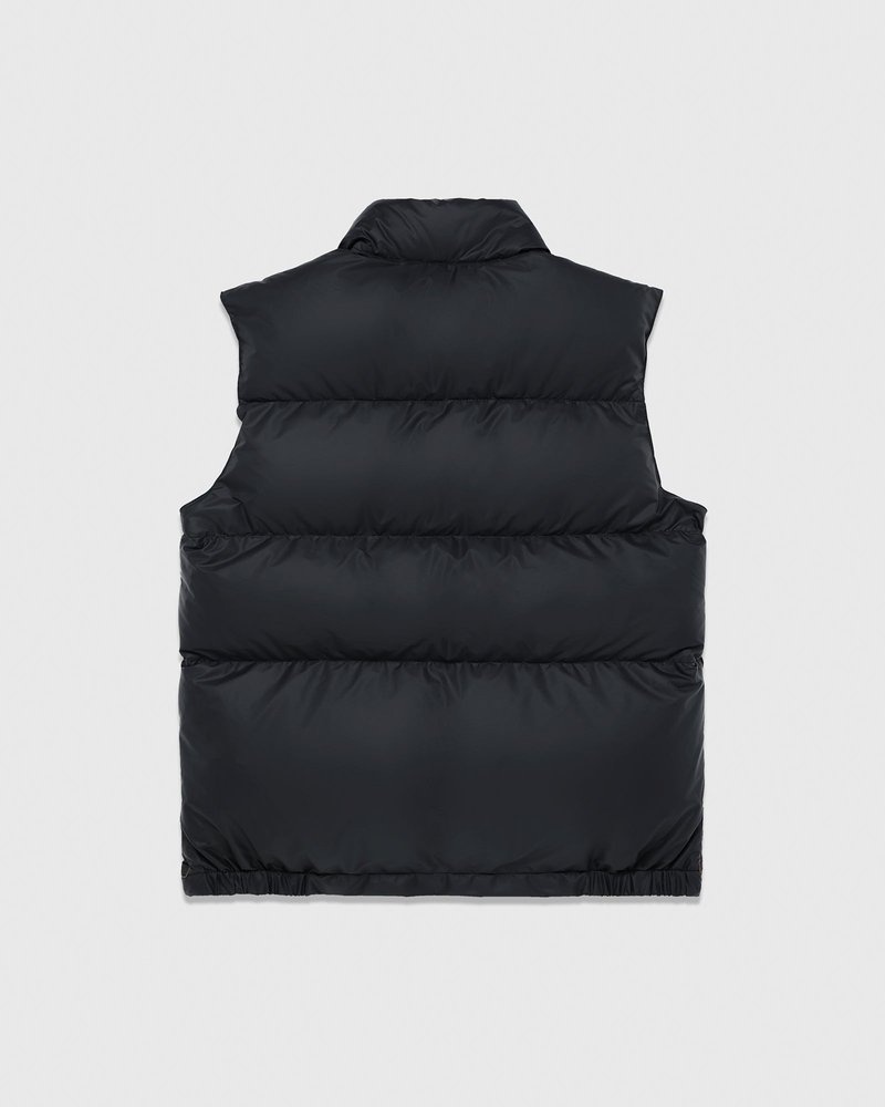 Black OVO Crescent Down Works Italian Vest Outerwear | KK58-N9RJ