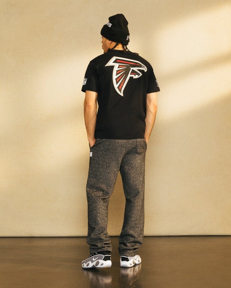 Black OVO NFL Atlanta Falcons Game Day T-Shirt T-Shirts | YK63-N8PY