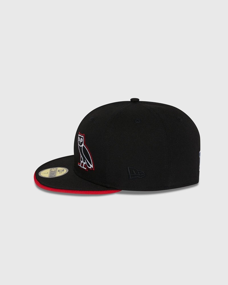 Black OVO NFL Atlanta Falcons New Era 59Fifty Fitted Cap Headwear | UV69-B7MY