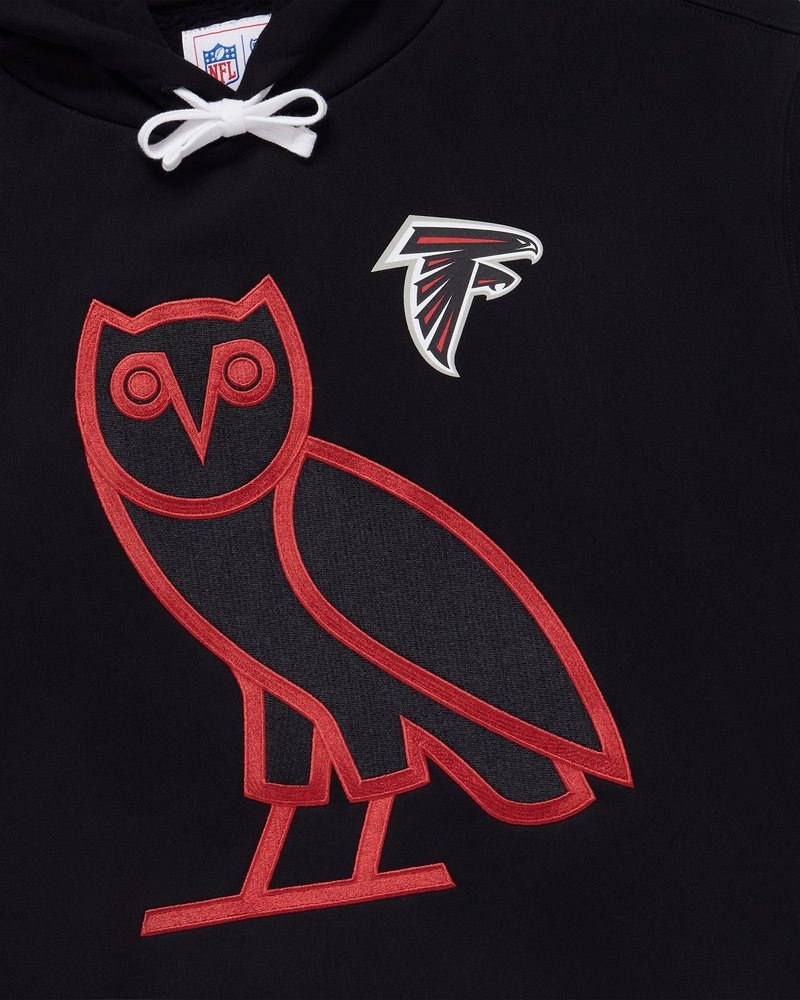 Black OVO NFL Atlanta Falcons OG Hoodie Sweaters | MT43-A0QX