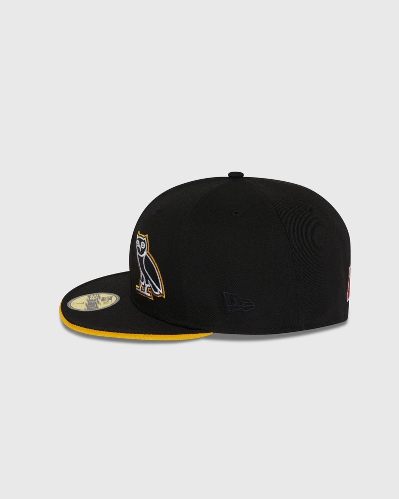 Black OVO NFL Pittsburgh Steelers New Era 59Fifty Fitted Cap Headwear | GF51-D0DO