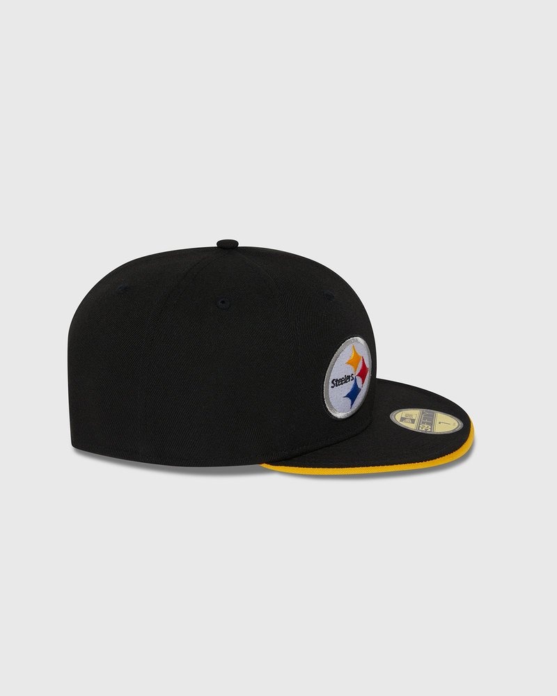 Black OVO NFL Pittsburgh Steelers New Era 59Fifty Fitted Cap Headwear | GF51-D0DO