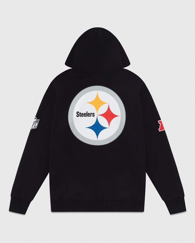 Black OVO NFL Pittsburgh Steelers OG Hoodie Sweaters | QW81-T7TP