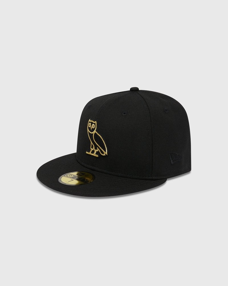 Black OVO New Era 59Fifty OG Fitted Cap Headwear | DW45-U6ZX