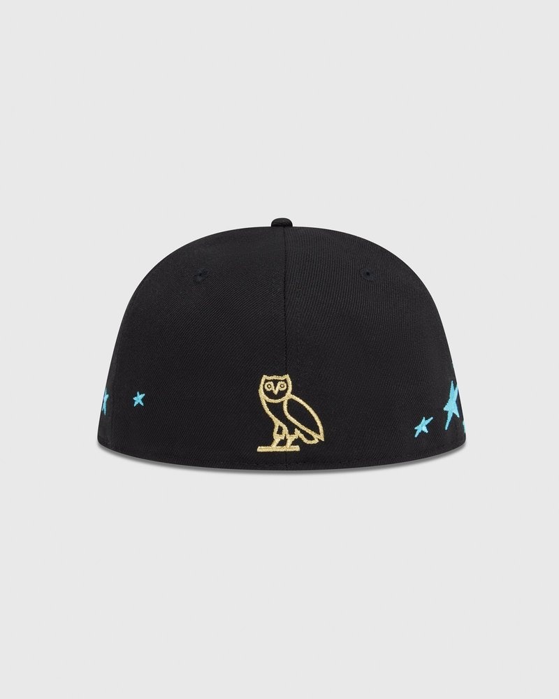 Black OVO SSS New Era 59Fifty Cap Headwear | WT98-R5DJ