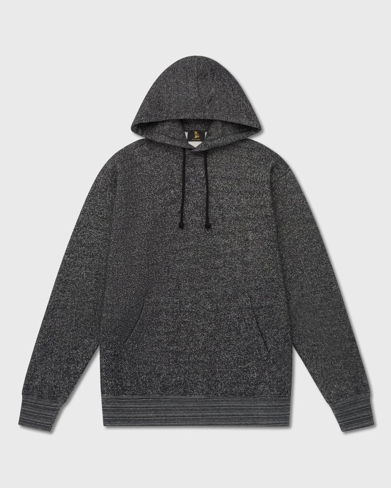 Black OVO Speckle Fleece Hoodie Sweaters | JK29-V7VB