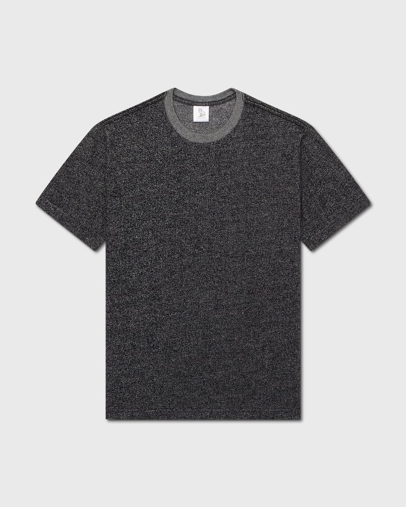 Black OVO Speckle T-Shirt T-Shirts | ZT72-C1TM