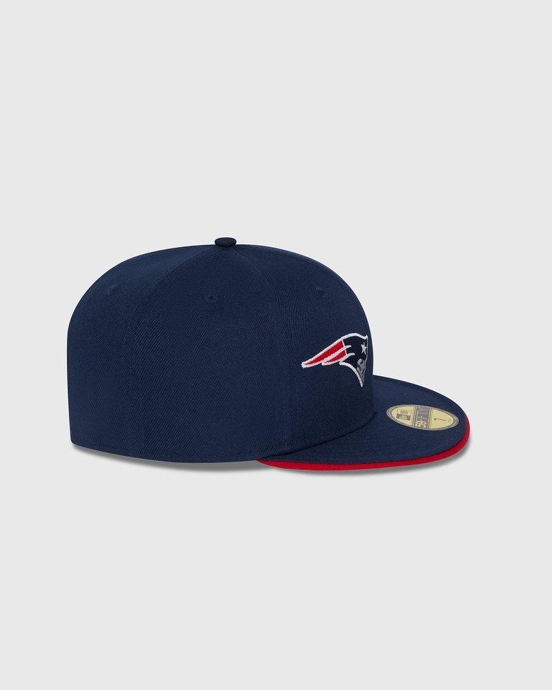 Blue OVO NFL New England Patriots New Era 59Fifty Fitted Cap Headwear | GS64-Q8AE