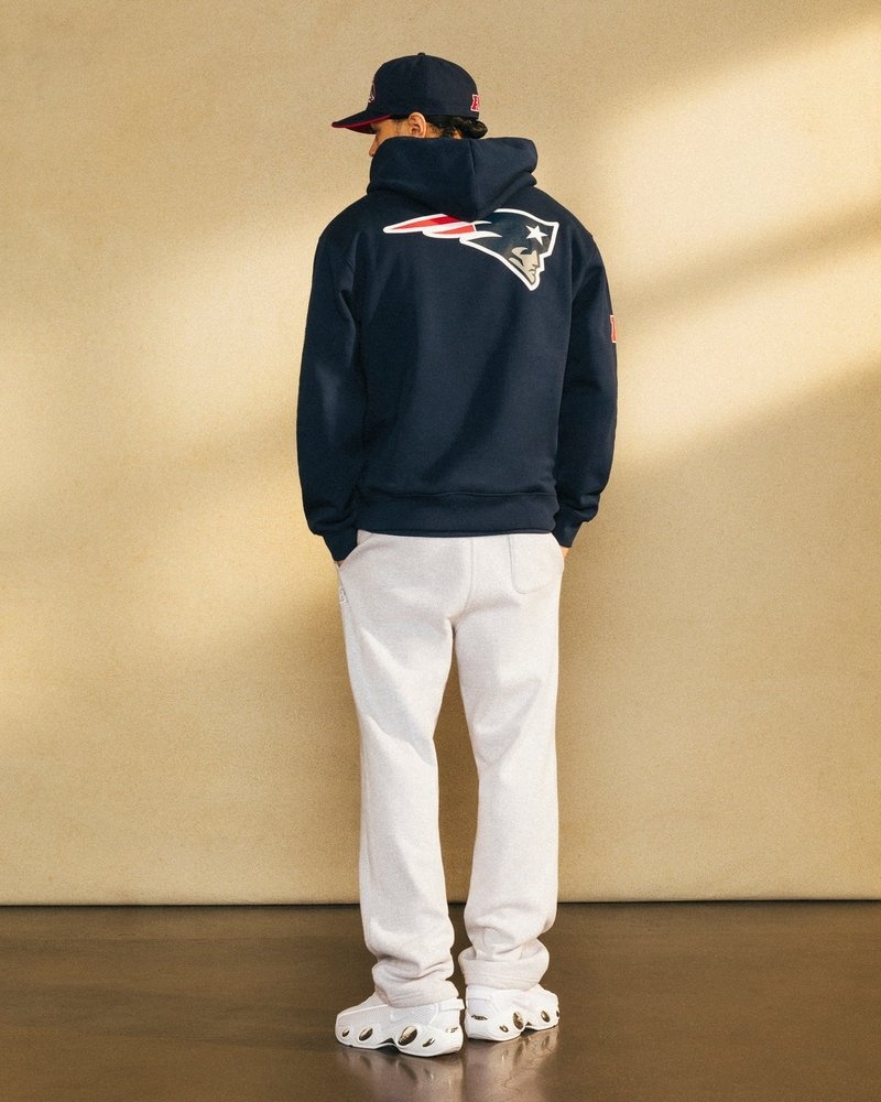 Blue OVO NFL New England Patriots OG Hoodie Sweaters | NG59-B4OA