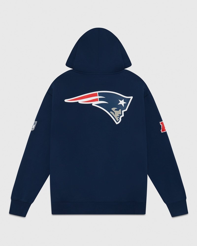 Blue OVO NFL New England Patriots OG Hoodie Sweaters | NG59-B4OA