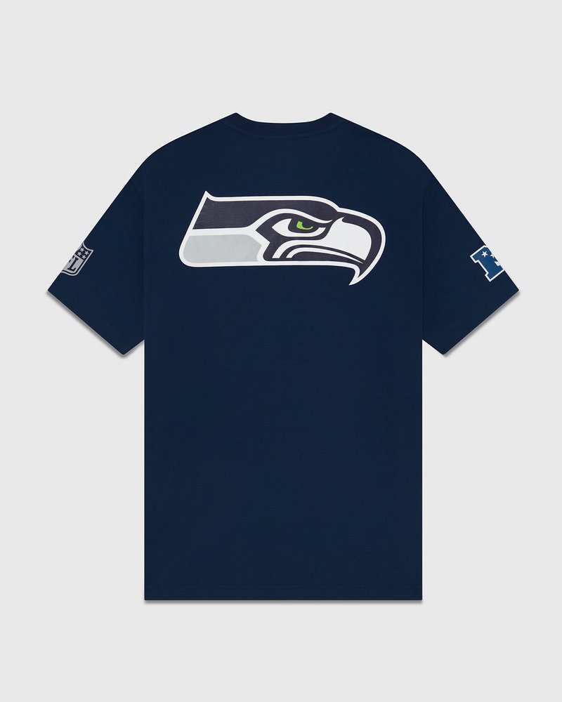 Blue OVO NFL Seattle Seahawks Game Day T-Shirt T-Shirts | TI54-S8LS