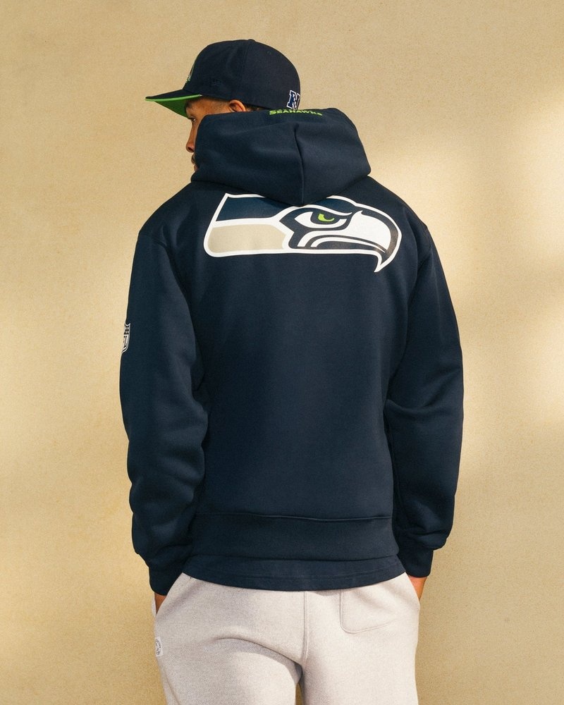 Blue OVO NFL Seattle Seahawks OG Hoodie Sweaters | OT38-F3NR