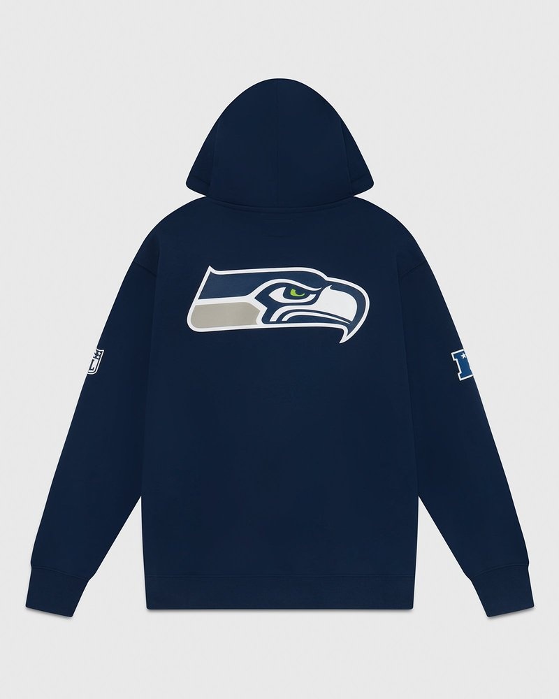 Blue OVO NFL Seattle Seahawks OG Hoodie Sweaters | OT38-F3NR