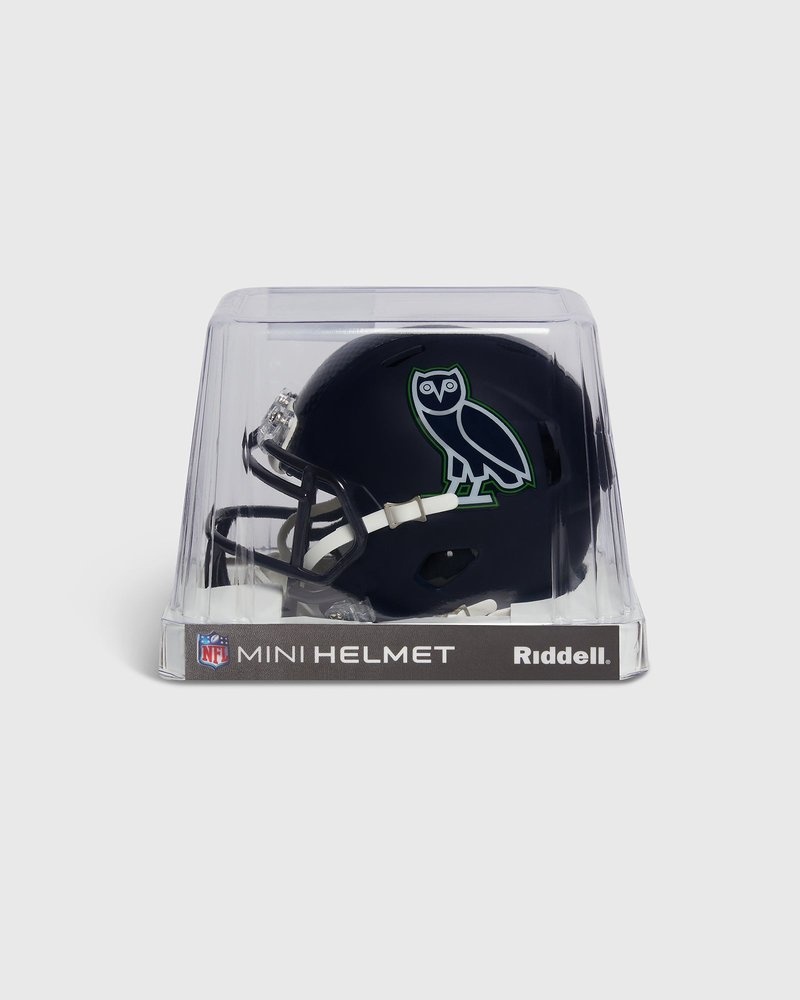 Blue OVO NFL Seattle Seahawks Riddell Mini Helmet Accessories | HS75-H2AW