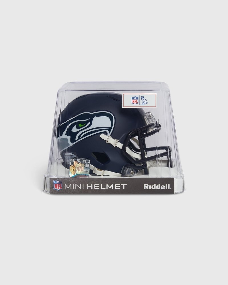 Blue OVO NFL Seattle Seahawks Riddell Mini Helmet Accessories | HS75-H2AW