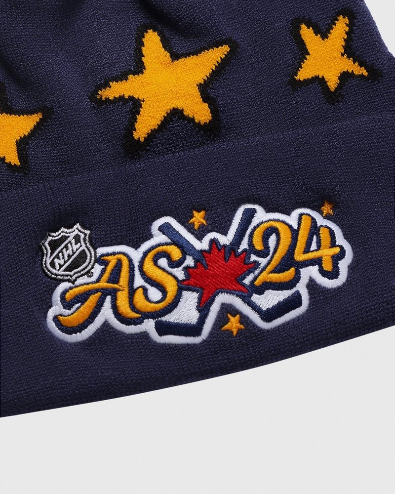 Blue OVO NHL All Star Beanie Headwear | ZK71-Y7BN