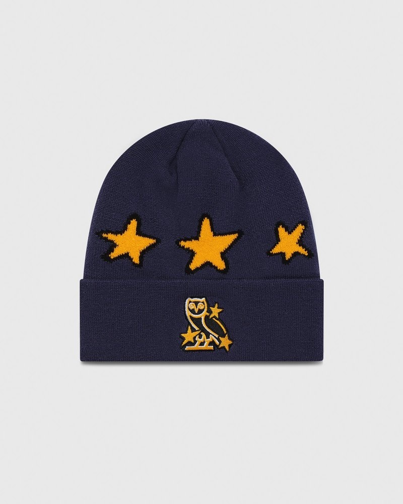 Blue OVO NHL All Star Beanie Headwear | ZK71-Y7BN