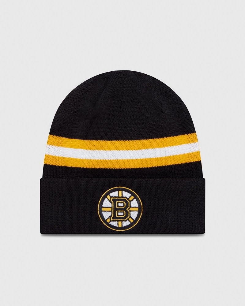 Boston Black OVO Boston Bruins Beanie Headwear | WK02-T6GJ