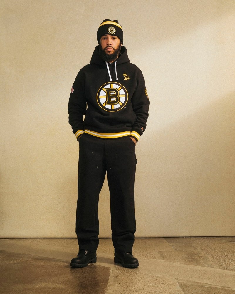 Boston Black OVO Boston Bruins Hoodie Sweaters | NT38-W9QB