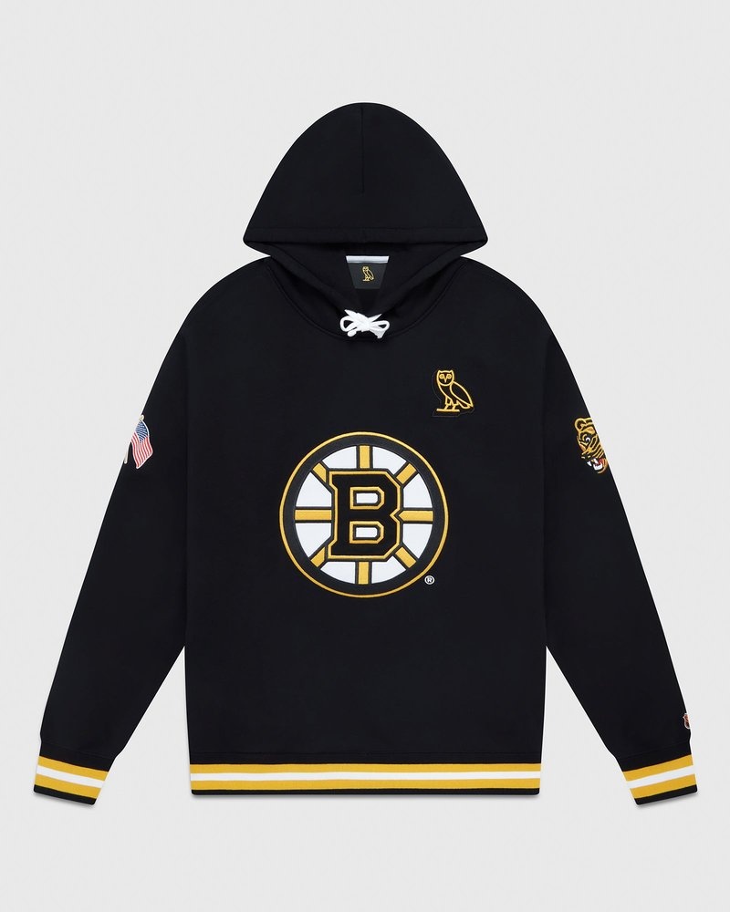 Boston Black OVO Boston Bruins Hoodie Sweaters | NT38-W9QB