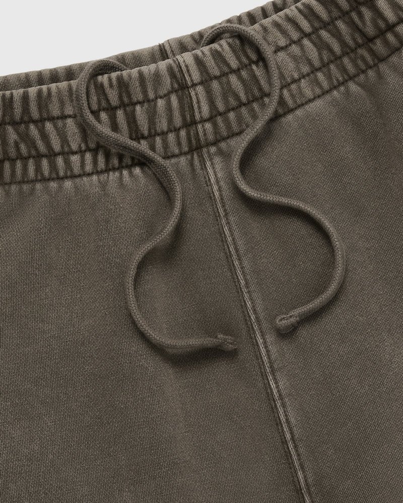 Brown OVO Muskoka Garment Dyed Open Hem Sweatpant Bottoms | CH48-T8MC