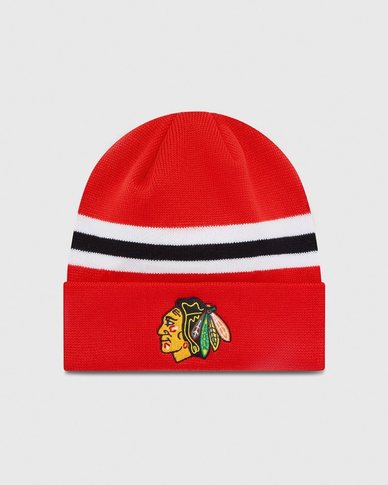 Chicago Red OVO Chicago Blackhawks Beanie Headwear | OL93-U7KW