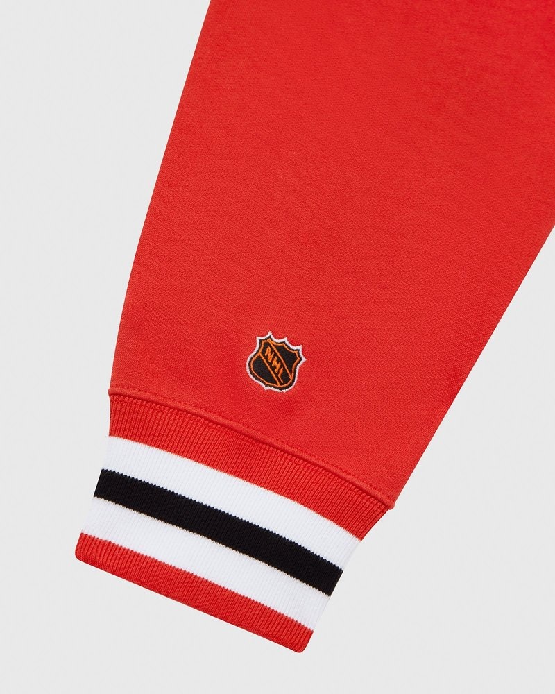 Chicago Red OVO Chicago Blackhawks Hoodie Sweaters | ZN27-X9EY